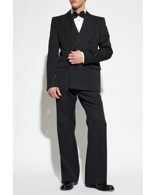 DSquared² Black Wool Suit for men