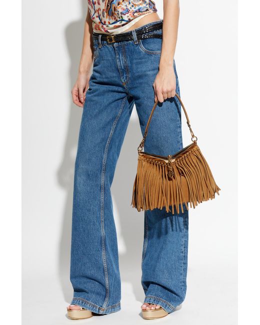 Etro Brown Handbag 'Vela Medium'