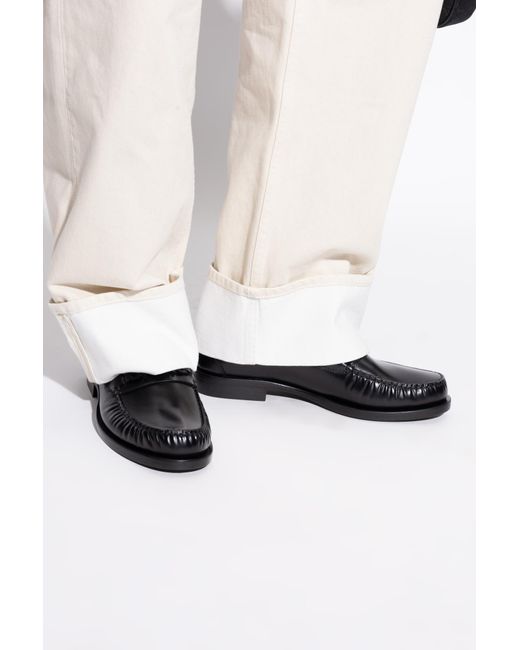 Ferragamo Black Loafers Shoes for men