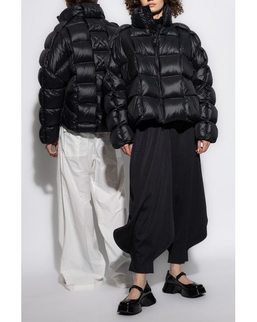 RAXXY Black Down Jacket With Hood,