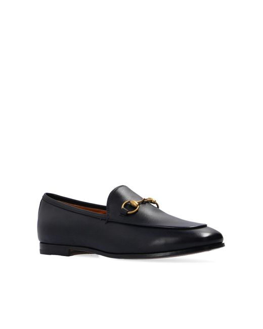Gucci Black Leather Loafers,