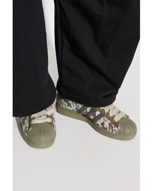 Adidas Originals Green 'Superstar Ii' Sports Shoes for men
