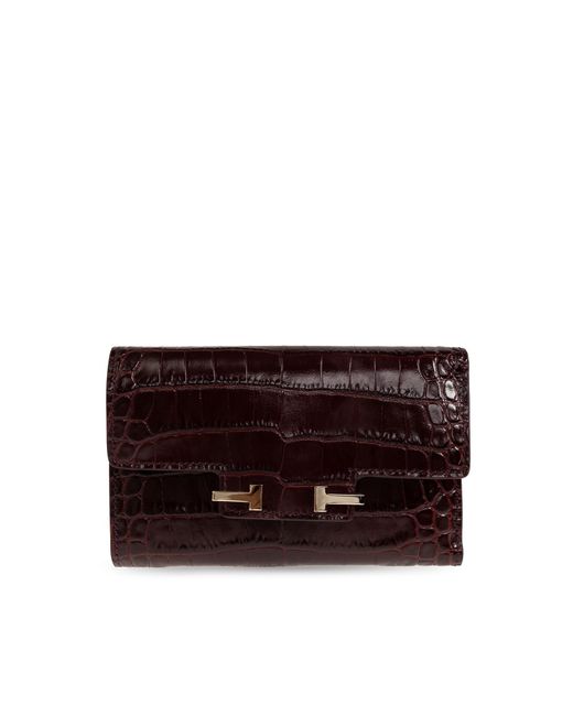 Tom Ford Purple Leather Wallet