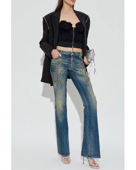 DSquared² Blue Flare Jeans