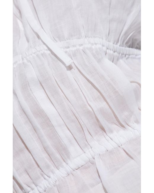 Rag & Bone Natural V-Neck Top