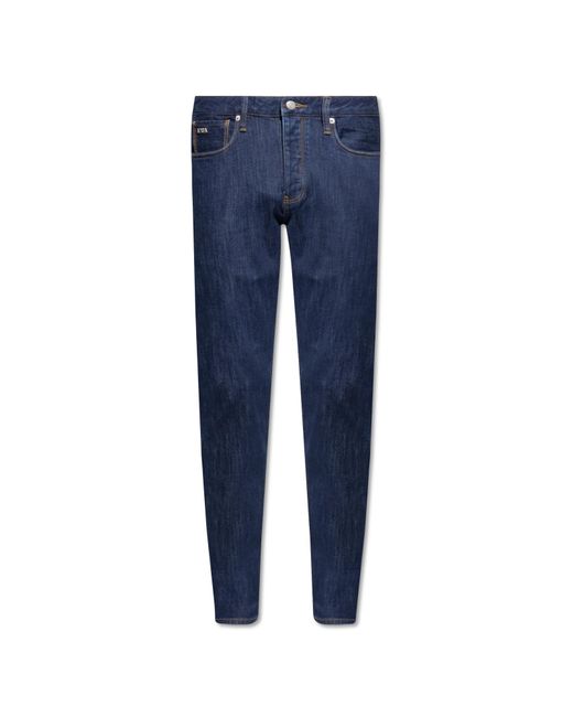 Emporio Armani Blue ‘J75’ Slim Fit Jeans for men