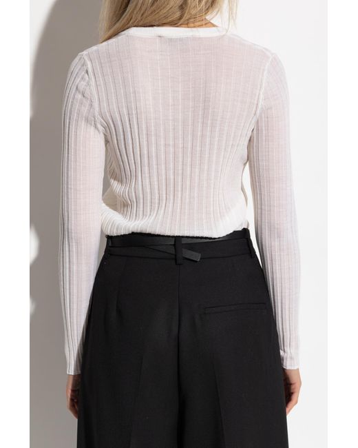 IRO Black Wool Top "Hattie"