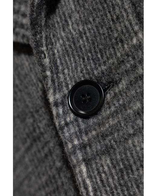 Samsøe & Samsøe Black Coat 'Sajilla' for men