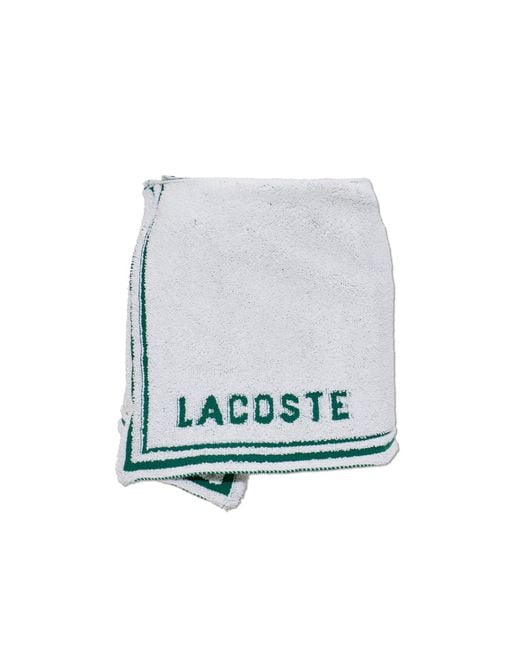 LACOSTE RUNWAY White Skirt With Logo