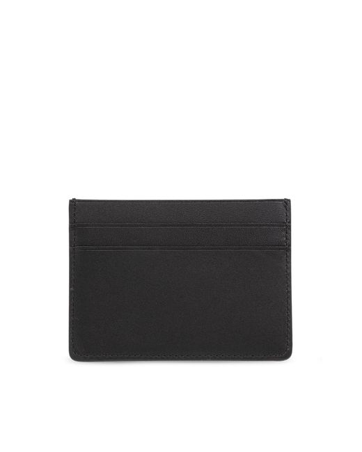 Jil Sander Black Leather Card Case for men