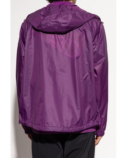 Moncler Purple Jacket Lamo for men