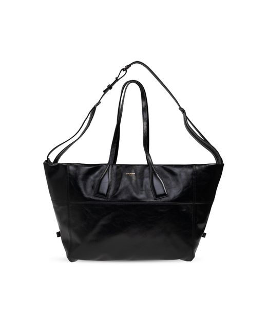 Balmain Black Shopper-Type Bag