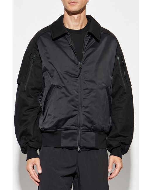 Y-3 Black Jacket With Logo for men