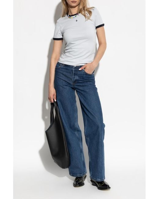Samsøe & Samsøe White T-Shirt 'Sabond'