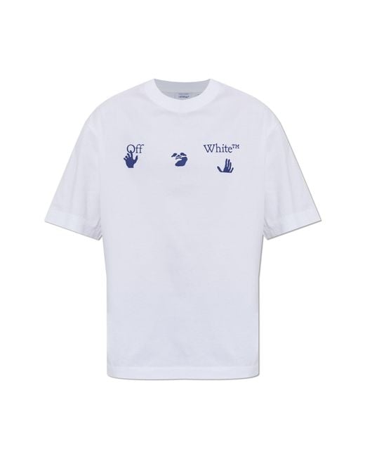 Off-White c/o Virgil Abloh White T-Shirt With Logo for men