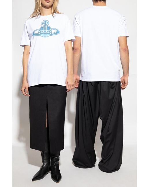 Vivienne Westwood Blue Classic Type T-Shirt