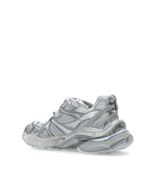 Balenciaga White Sports Shoes Runner 2