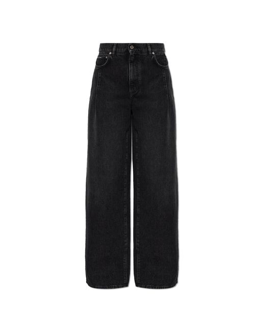 Dolce & Gabbana Black Pleated Jeans