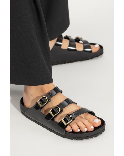 Birkenstock Black Slides Florida Fresh