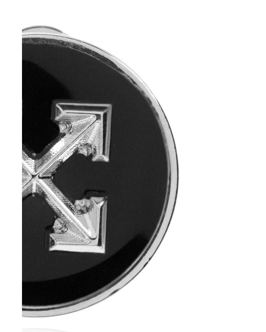 Off-White c/o Virgil Abloh Black Single Earring for men