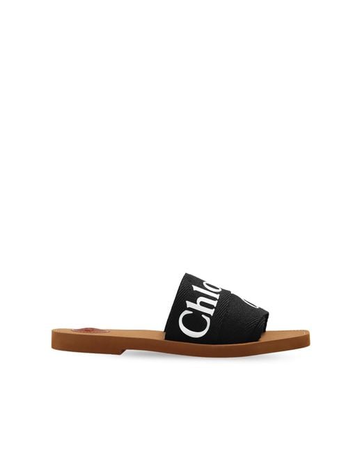 Chloé Black Sliders