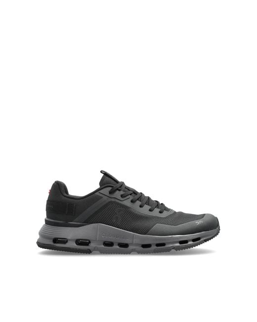 On Shoes Black Sports Shoes "Cloudnova Form 2Tt" for men
