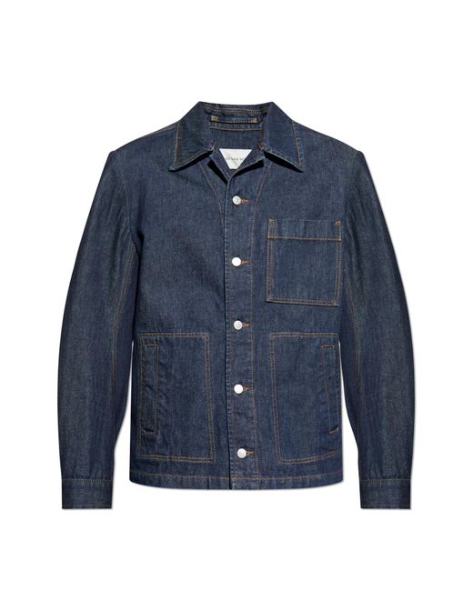 Dries Van Noten Blue Denim Jacket 'Vorman' for men