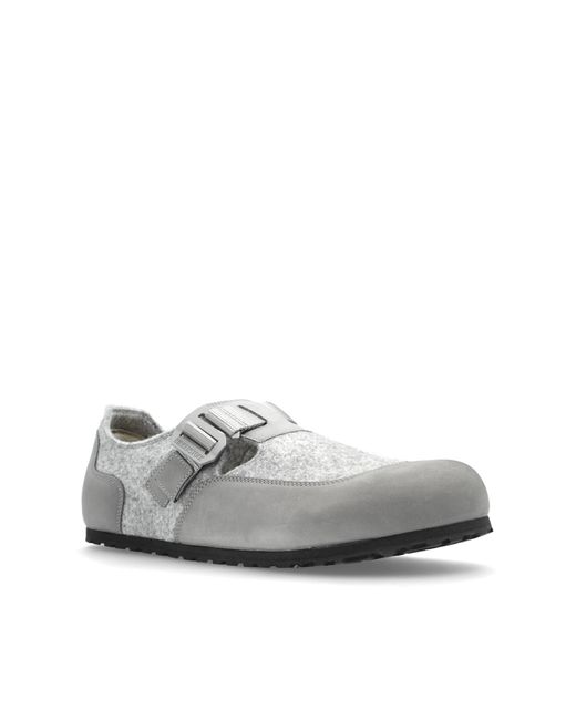 Birkenstock Black "London Nova Felt" Shoes for men