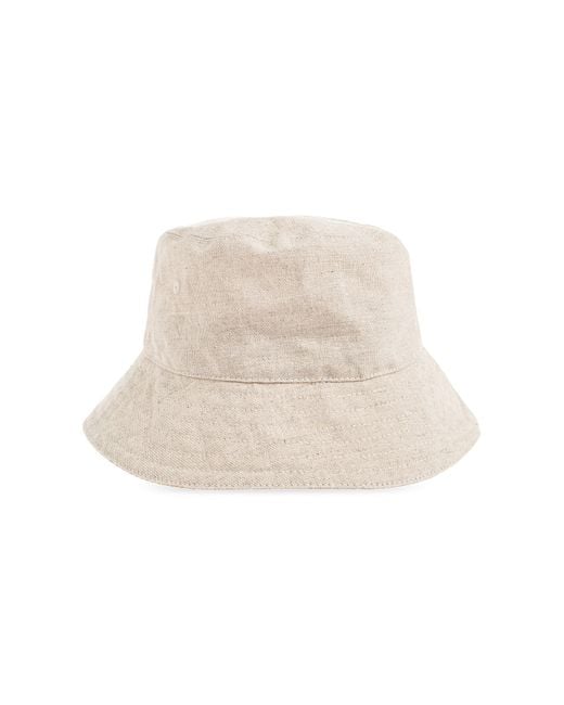 Versace Black Hat With Logo Patch