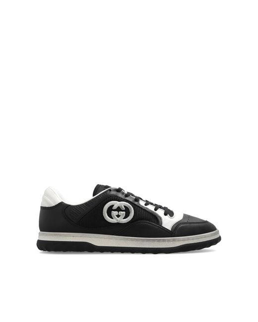 Gucci Black Mac80 Leather Low-top Trainers for men