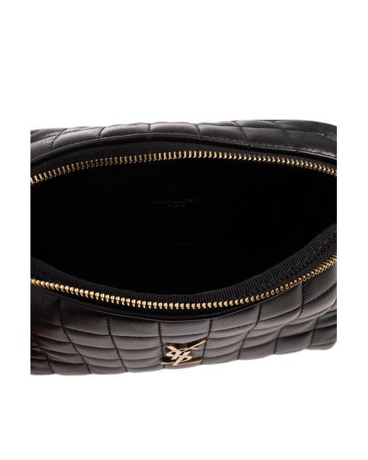 Saint Laurent Black ‘Cassandre Mini’ Shoulder Bag
