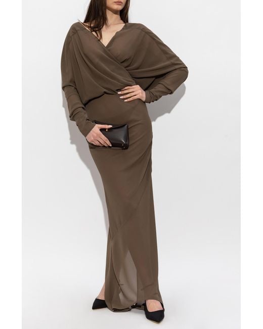 Entire studios Natural Draped Dress