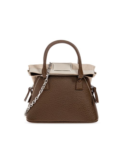 Maison Margiela Brown Handbag '5Ac Classique Micro'