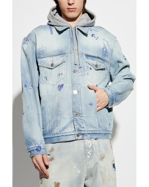 Vetements Blue Denim Jacket, Light for men