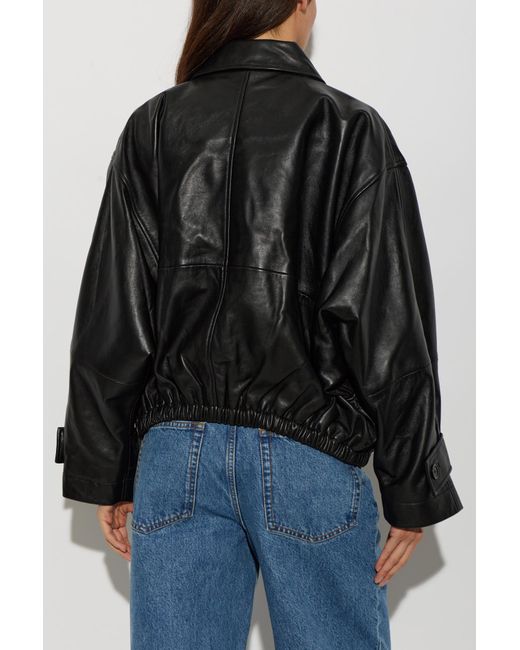 Rohe Black Leather Jacket