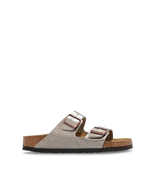 Birkenstock White Slides Arizona Bs