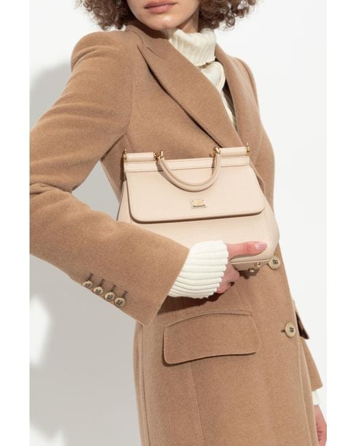 Dolce & Gabbana Natural Handbag 'Sicily Medium'