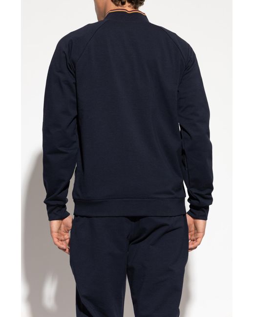 Paul Smith Blue Jacket With Pockets for men