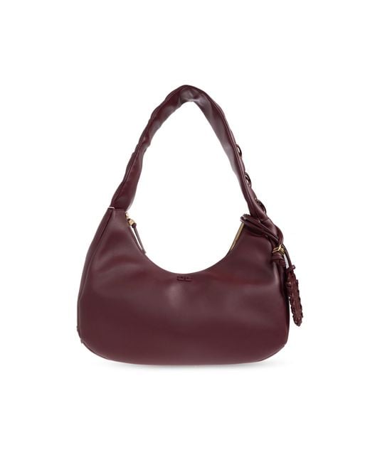 Ganni Purple Shoulder Bag Type 'Hobo' Size 'Medium'