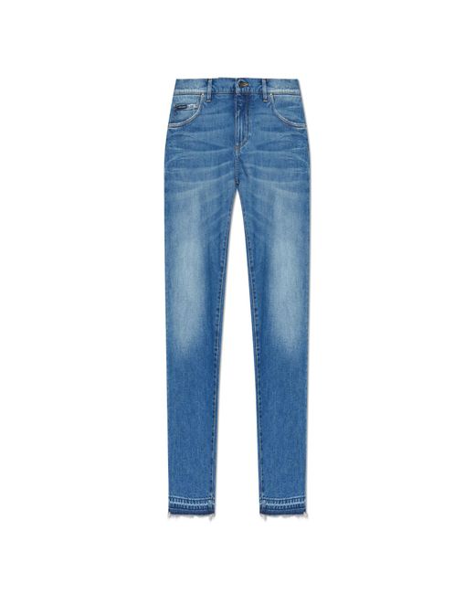 Dolce & Gabbana Blue Dolce & Gabbana Slim Jeans for men