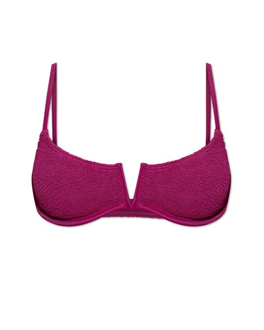 Bondeye Purple Top Of The "Nora" Swimsuit