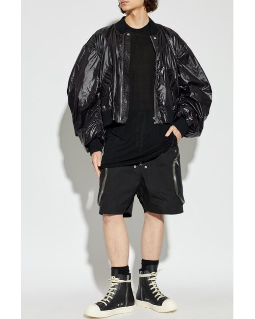 Rick Owens Black Crew-Neck T-Shirt for men
