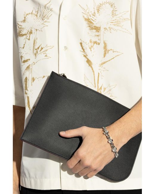 McQueen Metallic Brass Bracelet for men