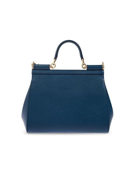 Dolce & Gabbana Blue Handbag "Sicily Large"
