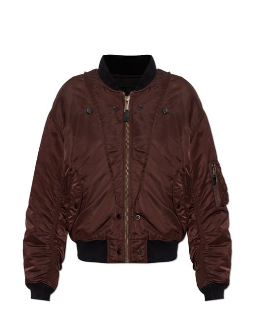 Maison Margiela Brown Insulated 'Bomber' Jacket