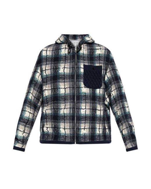 Loewe Blue Jacket With Pocket for men