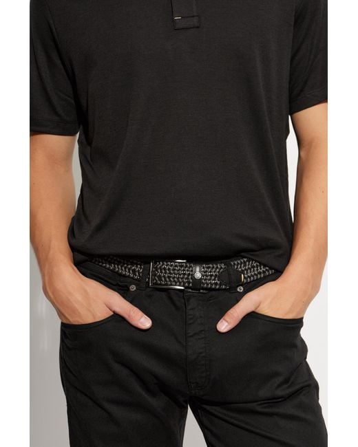 Paul & Shark Black Belt With Logo for men