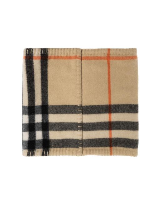 Burberry Brown Plaid Pattern Snood