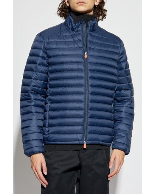 Save The Duck Blue Insulated Jacket "Alexander" for men
