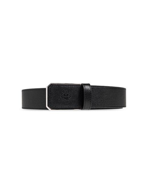 Bally Black Leather Belt for men